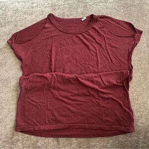 Pam & Gela Burgundy Cold-shoulder T-shirt

Like new - never worn